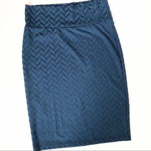 Lula Roe blue Cassie skirt